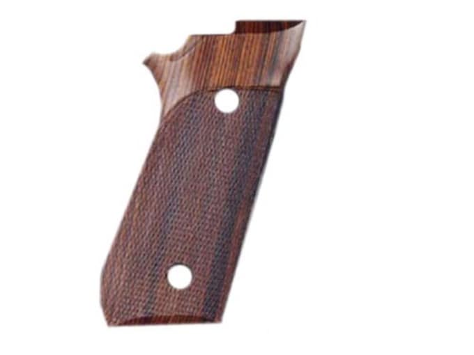 Hogue Fancy Hardwood Grips Taurus PT99 with Frame Mounted Safety Checkered