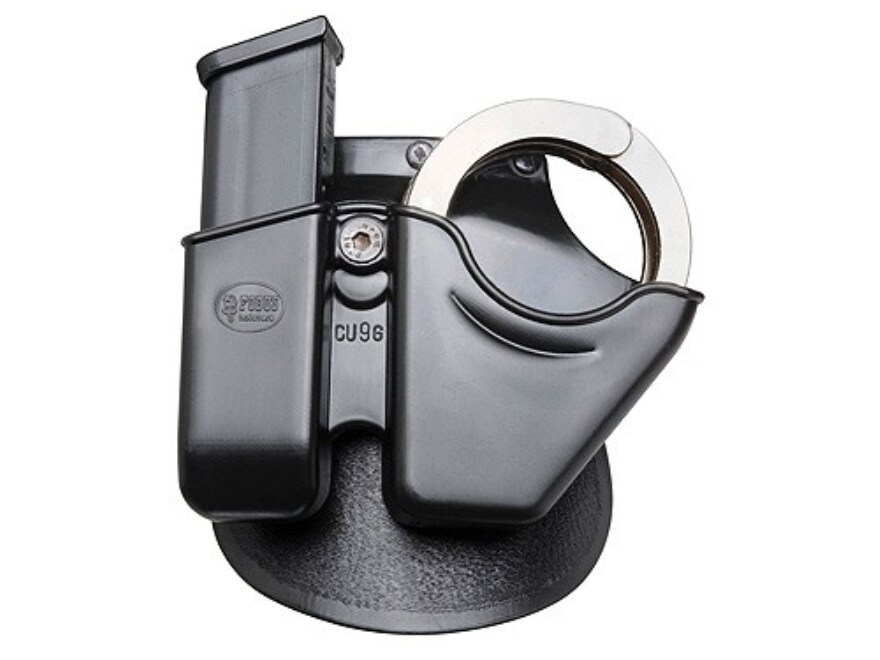 Fobus Roto Paddle Handcuff/Magazine Pouch Glock/H&K/9mm Luger/40 S&W Blck CU9GRP 