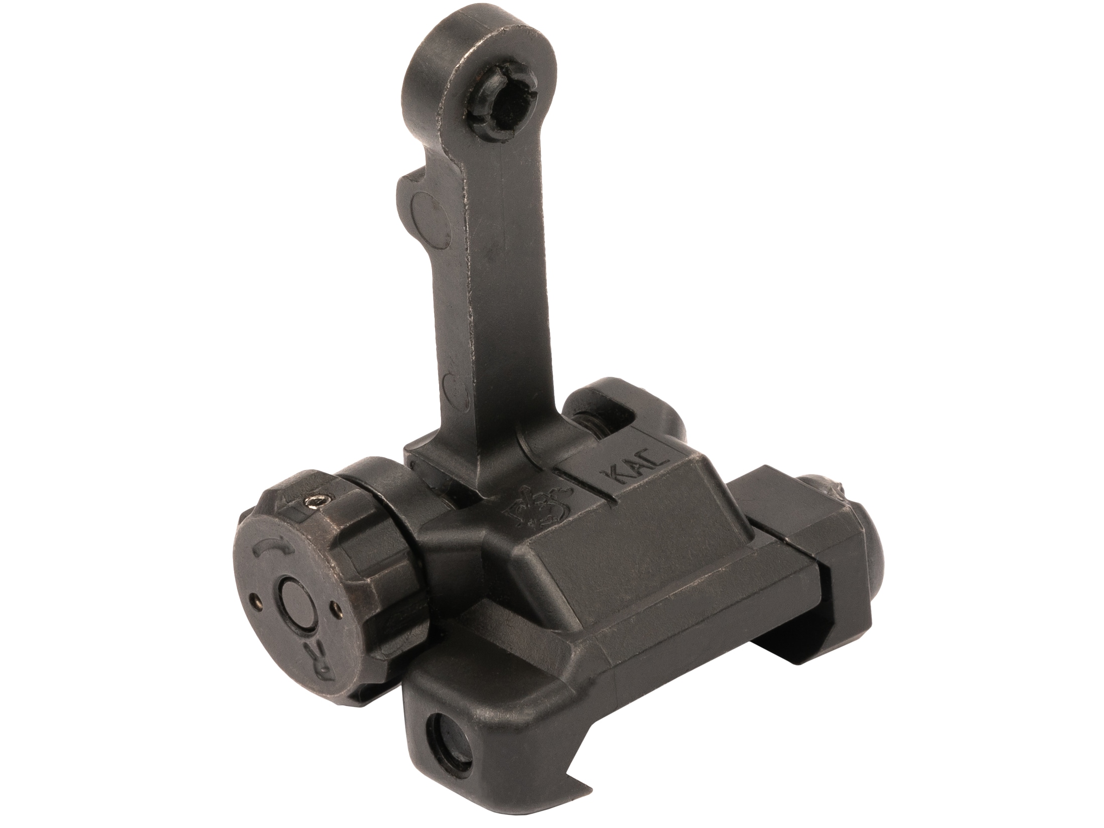 Knights Armament Flip-Up Micro Rear Sight 300 Meter Steel Black