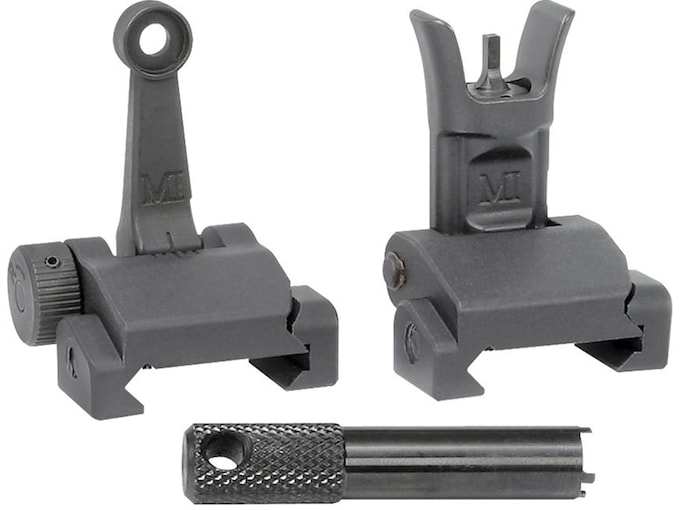 Midwest Industries Combat Flip-Up Sight Set AR-15 Black