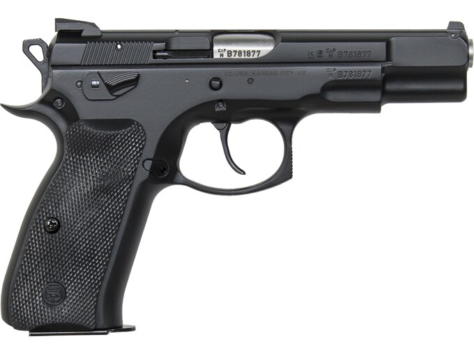 CZ-USA 75-B Omega Semi-Automatic Pistol 9mm Luger 4.6" Barrel 16-Round Black