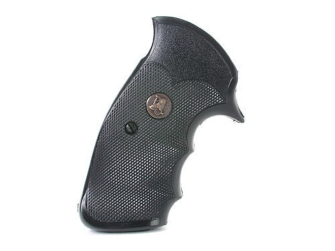 Pachmayr Gripper Professional Grips S&W K, L-Frame Square Butt Rubber Black