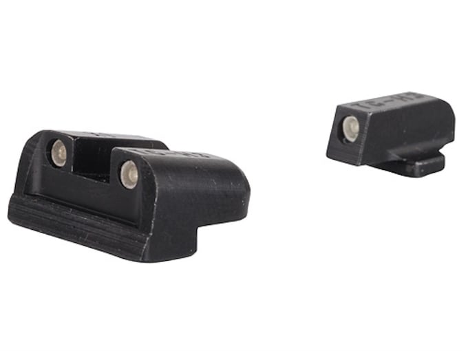 TRUGLO Brite-Site Tritium Sight Set Springfield XD, XDM Steel Tritium Green