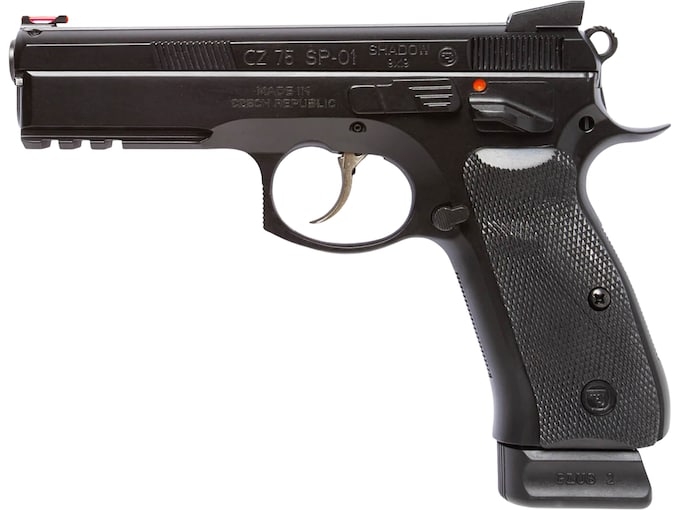 CZ-USA 75 SP-01 Shadow Semi-Automatic Pistol 9mm Luger 4.7" Barrel 19-Round Black