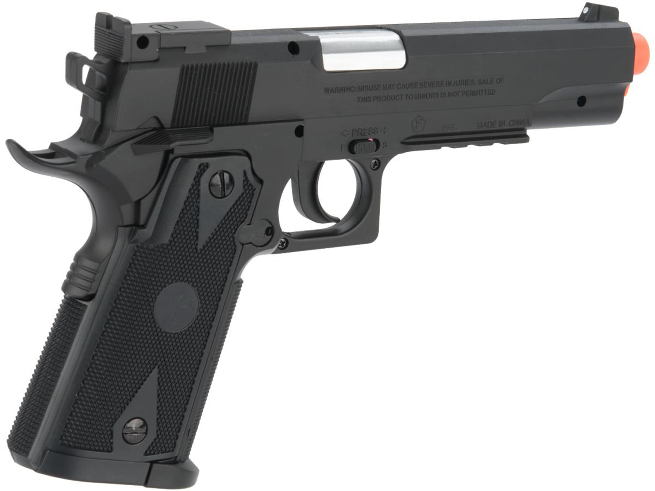 Colt 1911 Special Combat Airsoft Pistol 6mm BB CO2 Powered Semi-Auto
