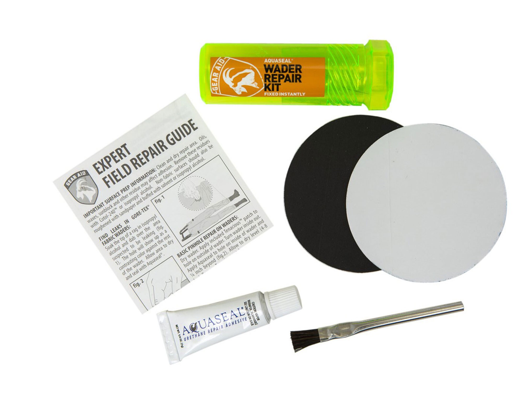 Gear Aid Aquaseal Waterproof Repair Adhesive Kit Cure Accelerator