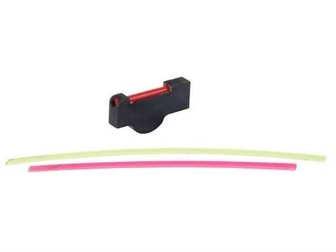 Cylinder & Slide Front Sight S&W K, L, N-Frame with Pinned Front Sight .250" Height Improved Ramp Steel Blue Fiber Optic Interchangeable Green, Red