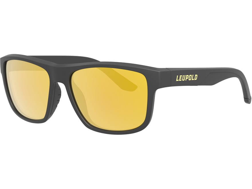 Leupold Katmai Polarized Sunglasses Matte Black Frame/Orange Mirror
