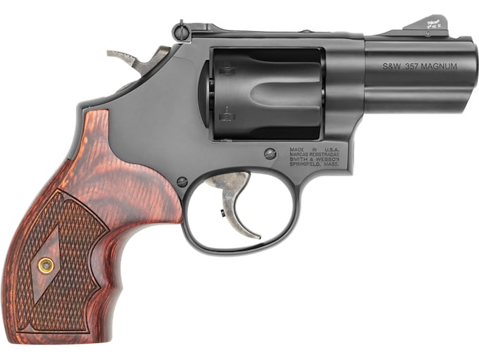 Smith & Wesson Performance Center Model 19 Carry Comp Revolver 357 Magnum 6-Round Blued Wood