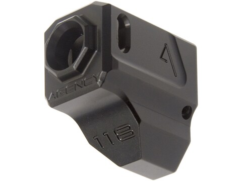 Agency Arms 118 Dual Port Compensator S&W M&P 2.0 9mm 1/2-28 Thread