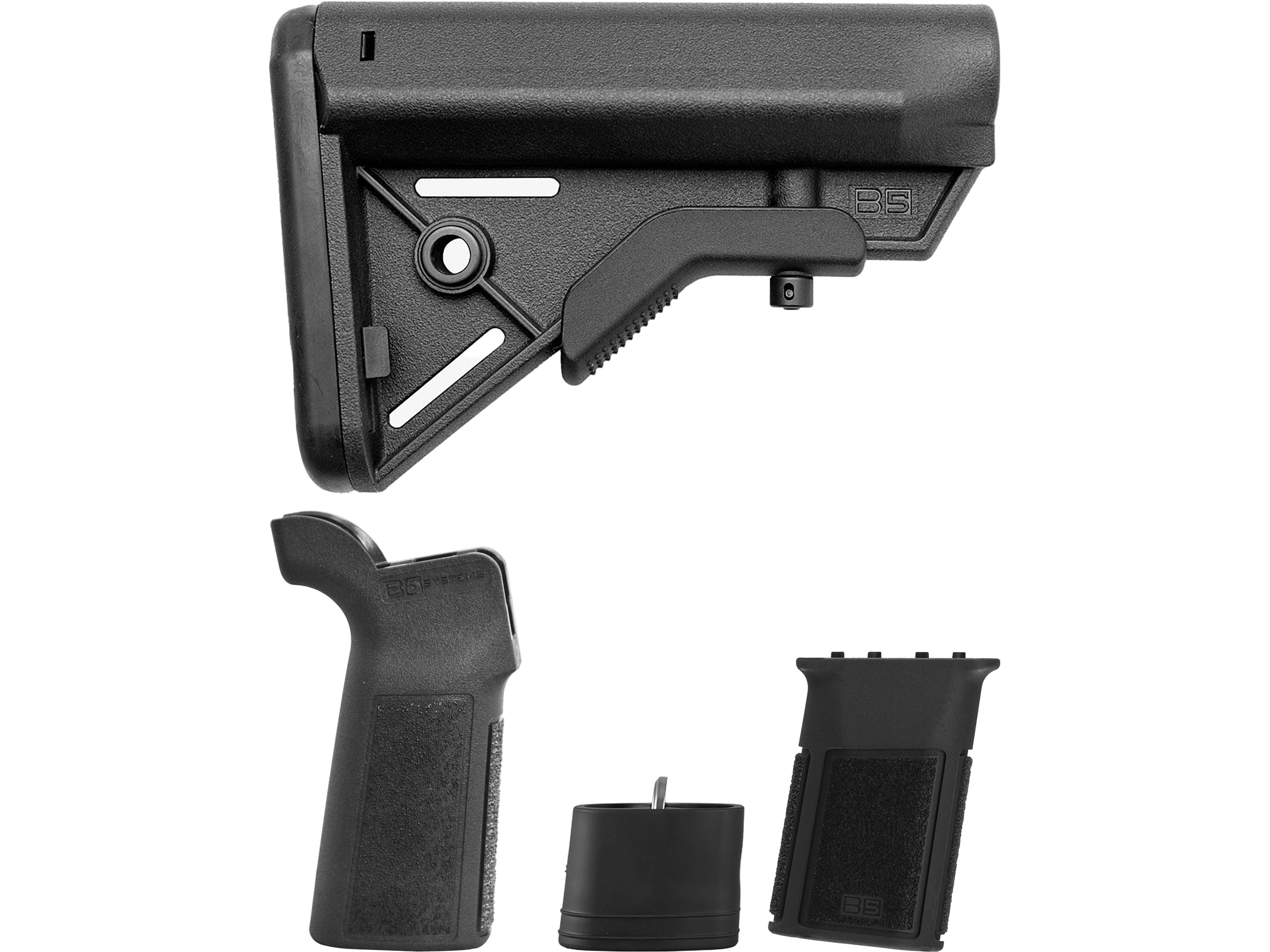 B5 Systems Bundle Bravo Stock, Type 23 Pistol Grip, M-LOK Vertical