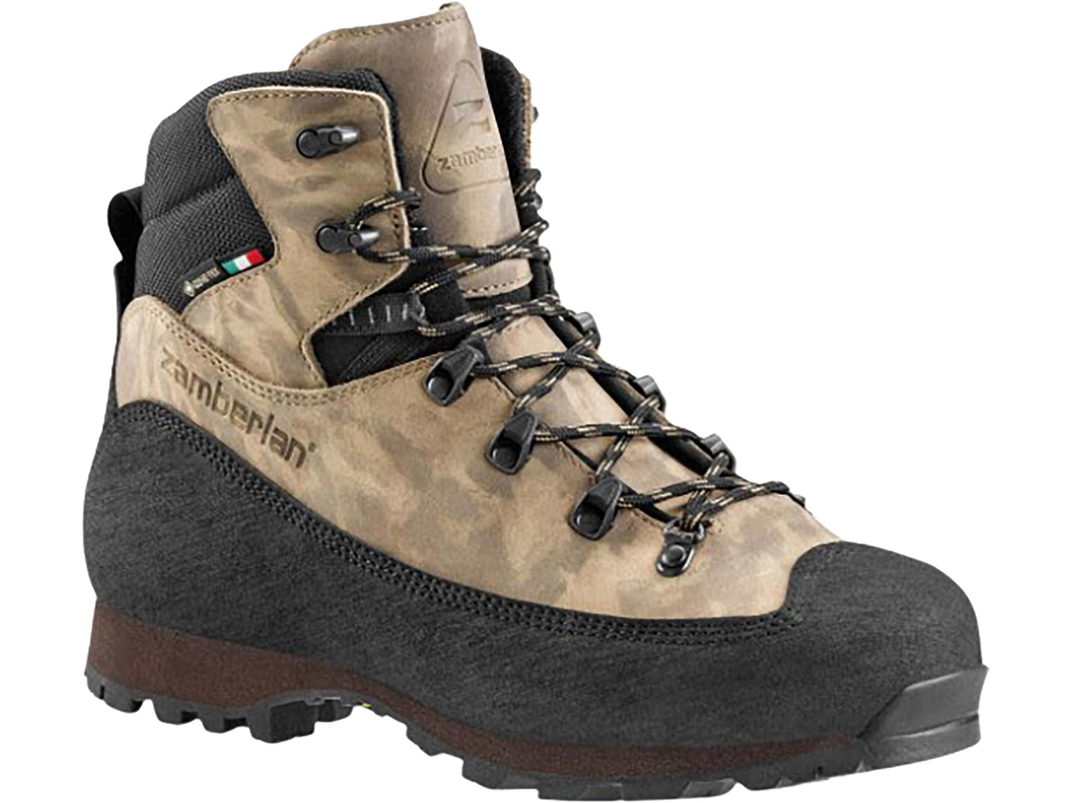 Zamberlan Men's Cormons GTX Waterproof Hunting Boots Nylon/Suede Camo