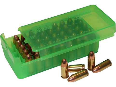 MTM 50 Round Ammo/Ammunition Bullet Box Choose Calibre