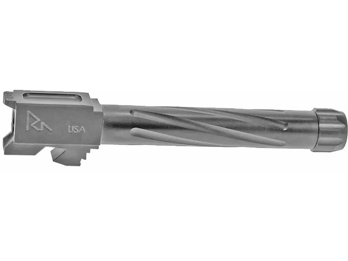 Rival Arms Barrel V1 Glock 17 Gen 3, 4 9mm Luger Spiral Fluted 1/2"-28 Thread Stainless Steel