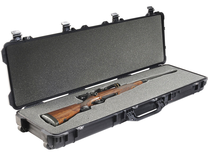 Shotgun Case Hard 50.5 inch Rifle Carry Tactical Gun Padded Storage Box 