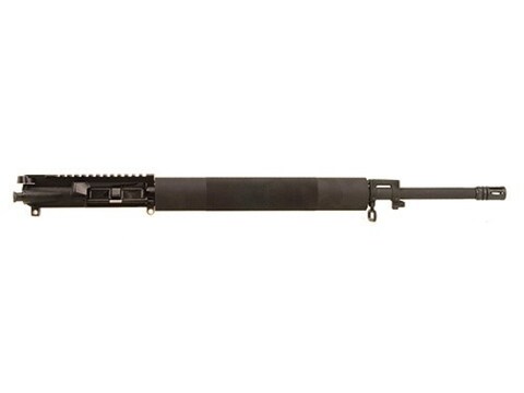 Bushmaster AR 15 V Match A3 Flat Top Upper Assembly 223 Remington 1 In 9 Twist 20 Chrome Lined Barrel Chrome Moly Matte With Free Float Aluminum