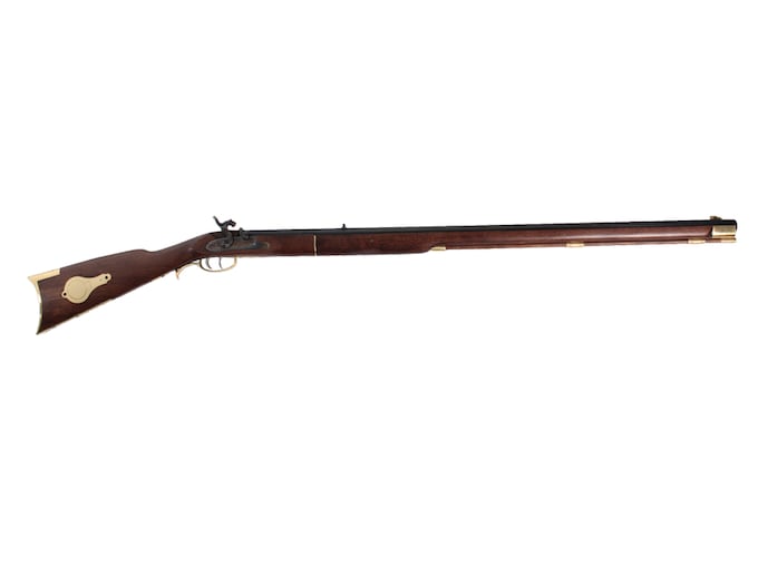 Traditions Deluxe Kentucky Muzzleloading Rifle 50 Caliber Percussion 33.5" Blued Barrel Select Hardwood Stock
