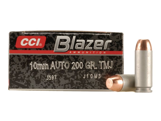 Blazer Ammunition 10mm Auto 200 Grain Total Metal Jacket