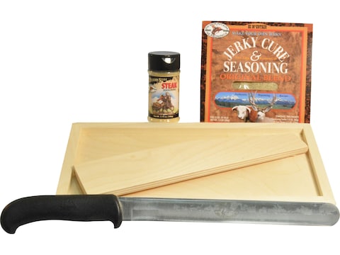 Jerky Cutting Board with Knife - The Sausage Maker