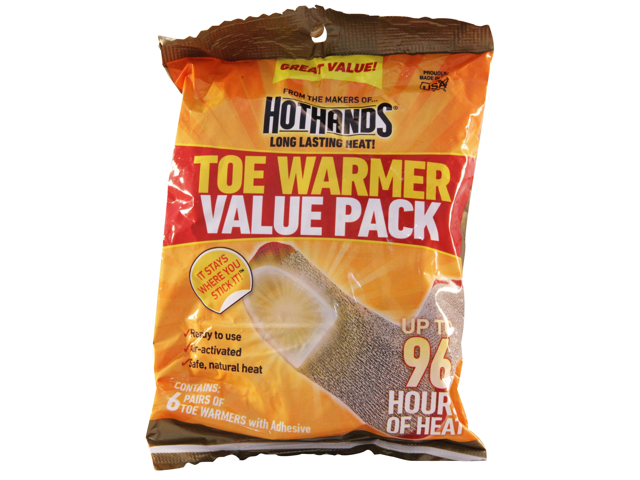 Hot Hands Toe Warmers 7 Pairs 