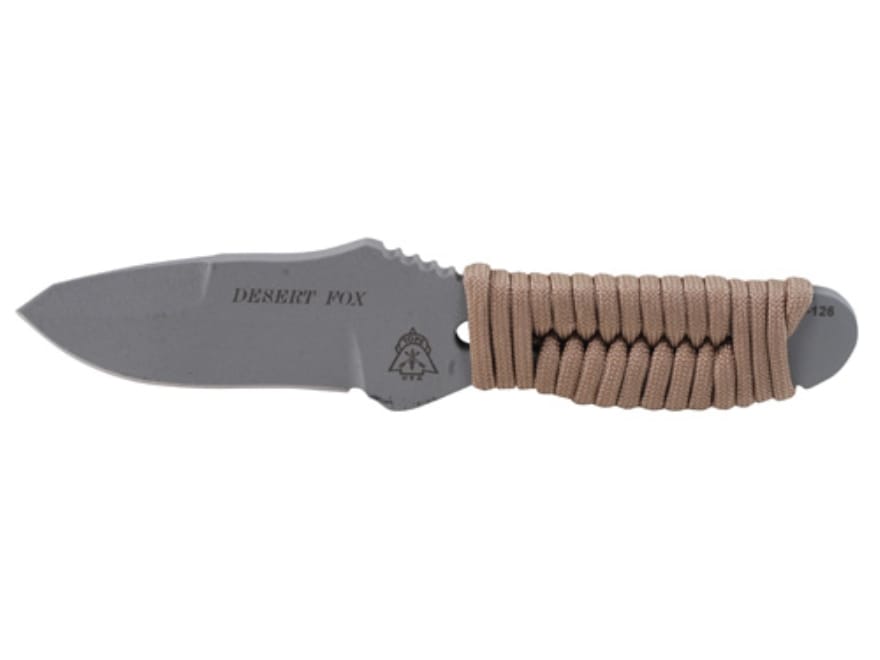 TOPS Knives Desert Fox Fixed Blade Tactical Knife 3 Modified Spear