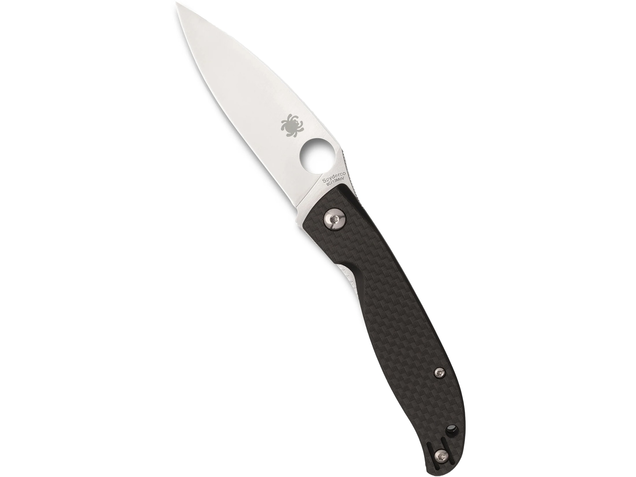 Spyderco Mantra 4 Pocket Knife 3.34 Drop Point 8Cr13MoV Satin Blade