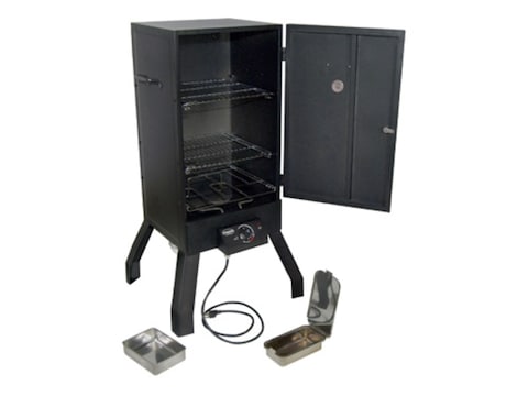 Masterbuilt Sportsman Elite 30 Black Electric Smoker with cover and stand