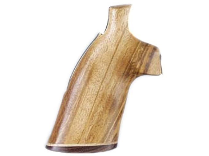 Hogue Fancy Hardwood Conversion Grips with Accent Stripe S&W N-Frame Round to Square Butt