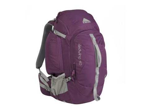 kelty backpack purple New Women's Redwing 50L Internal Frame Pack Gray/Purple  PremierSports Features include Keltys PerfectFIT Suspension System Kelty Women's Cornice Hiking Camping