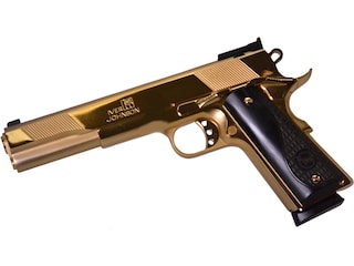 Iver Johnson Eagle XL Semi-Automatic Pistol 45 ACP 6" Barrel 8-Round Gold Black image