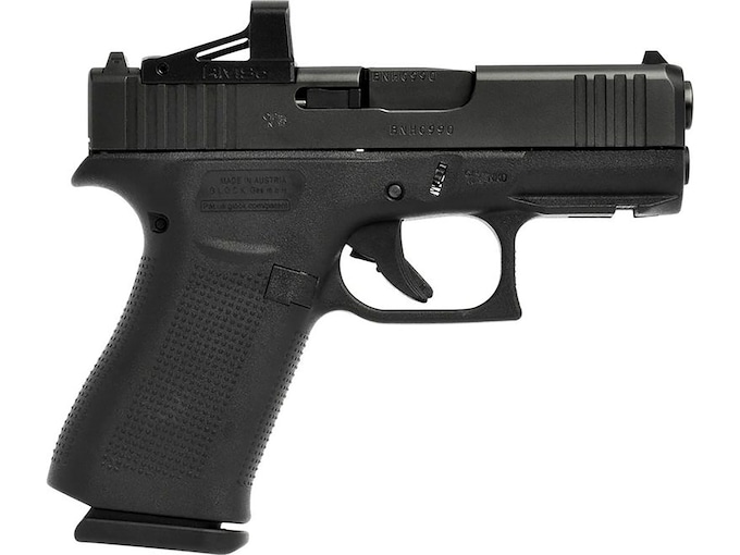 Glock 43X MOS TALO Semi-Automatic Pistol 9mm Luger 3.41" Barrel 10-Round Black with Shield Red Dot