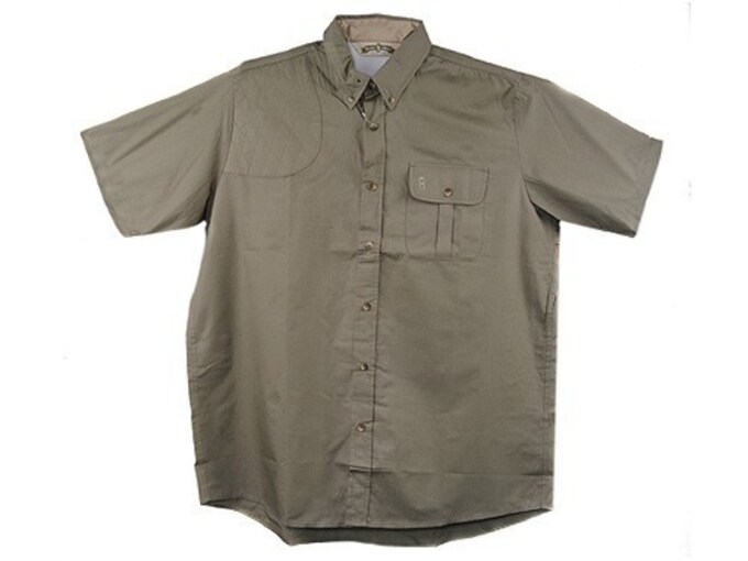 Bob Allen Shooting Shirt Short-Sleeve Mesh-Back Right Hand Sage Large