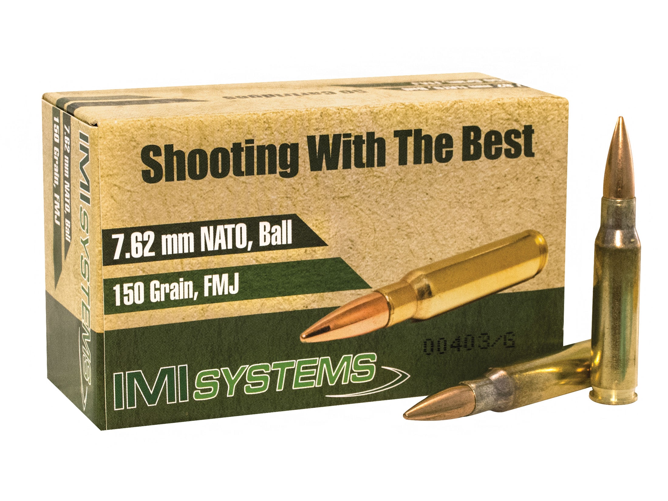 Imi Ammo 7 62x51mm Nato 150 Grain Full Metal Jacket Fmj Box Of 50