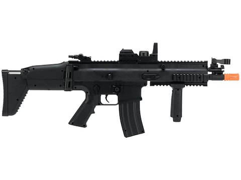 6.5-Inch Plastic Airsoft BB Gun for Kids, Black, Laser Safe Shooting