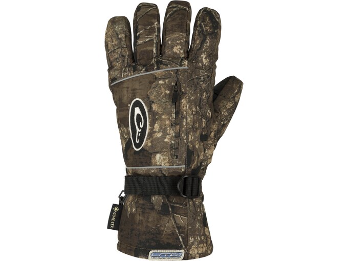 Drake Men's LST Refuge HS GORETEX Gloves Mossy Oak Shadow Grass