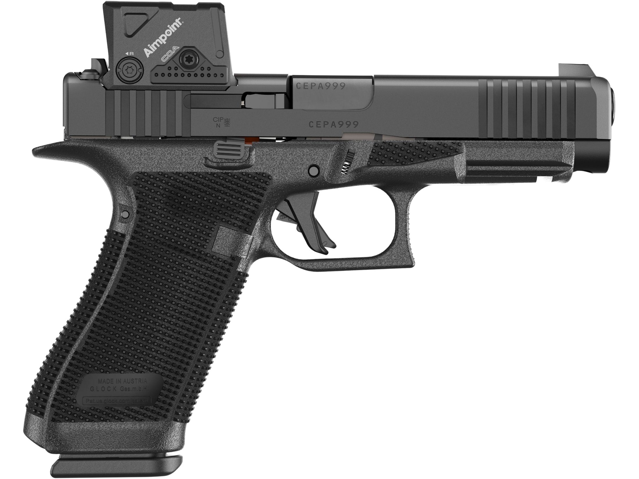 Glock 17 Gen 6 9mm Luger Pistol 4.49 Barrel 17+1 Round Black Aimpoint