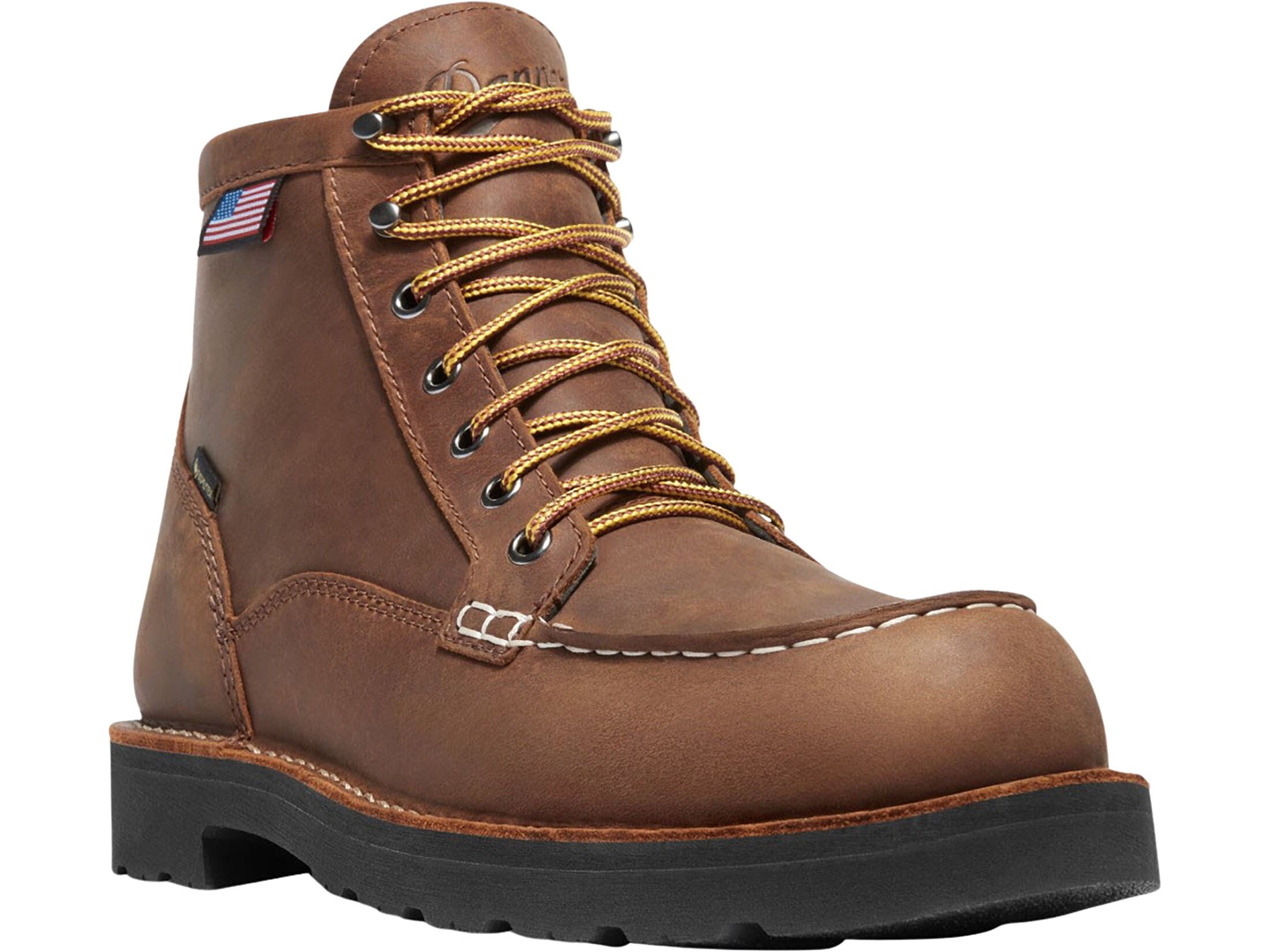 Danner Bull Run Moc Toe GTX ST Work Boots Leather Tobacco Danner Bull Run Moc Toe GTX ST Work Boots Leather Tobacco