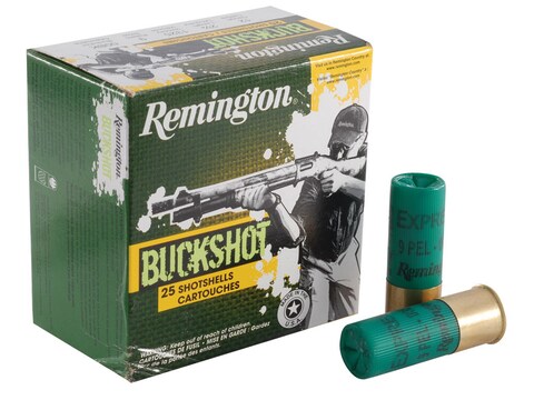 Remington Express Ammunition 12 Gauge 2 34 00 Buckshot 9 Pellets