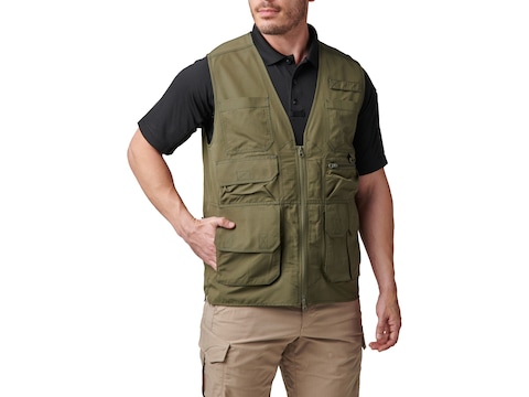 Orvis Men's XL Black Vented Sleeveless Fishing Vest Full Zip