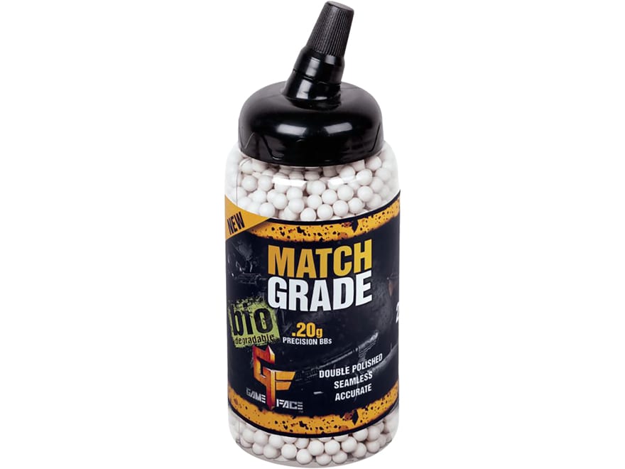 Crosman Biodegradable 6mm Airsoft BBs .20 Gram White 2000PK