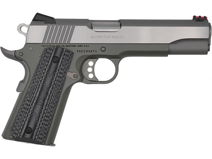 Colt 1911Government Competiton Semi-Automatic Pistol 9mm Luger 5" Barrel 9-Round Stainless Gray