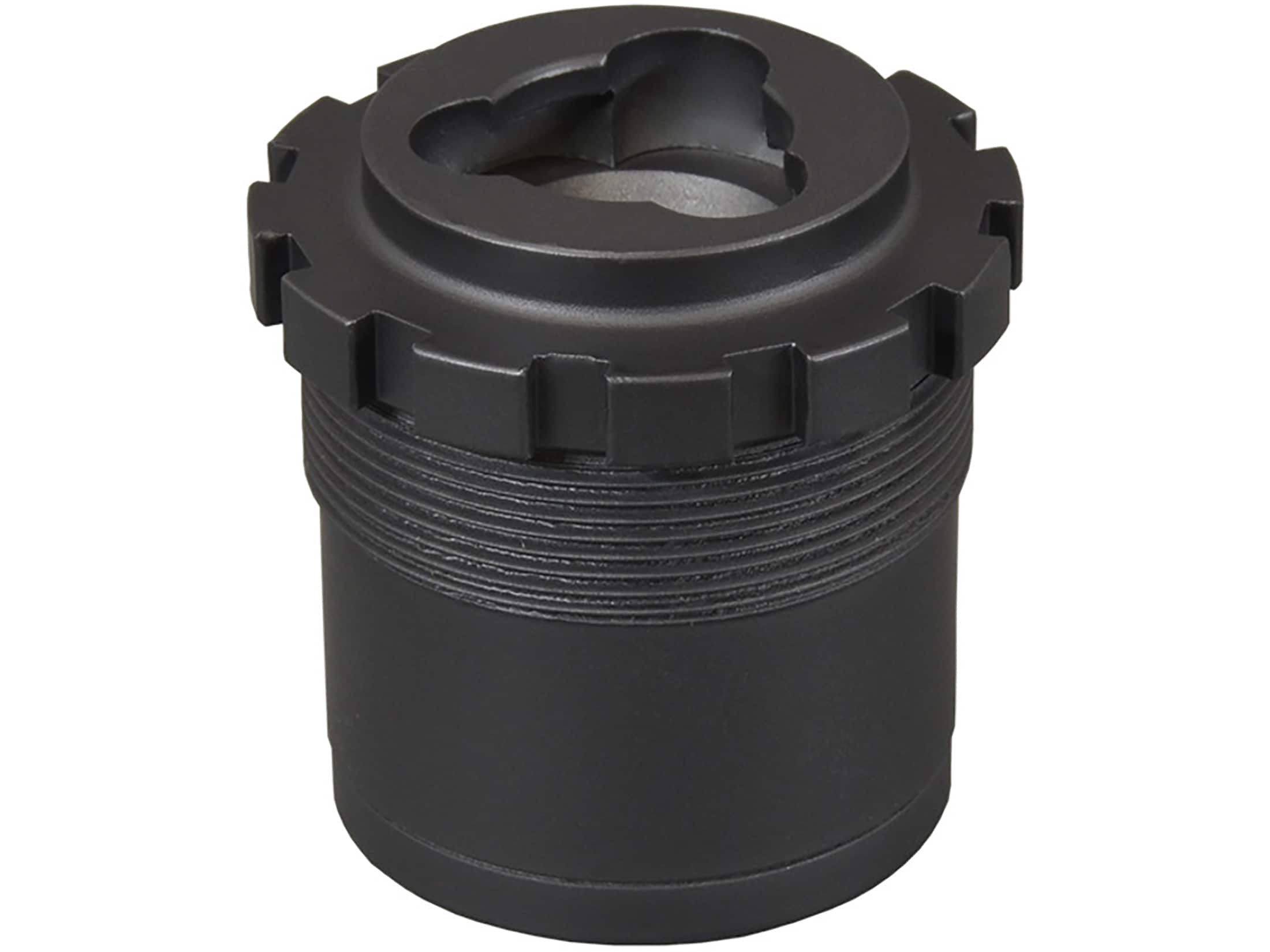 Yankee Hill Machine HD 3-Lug Adapter 1-3/8-24 Thread SS Black