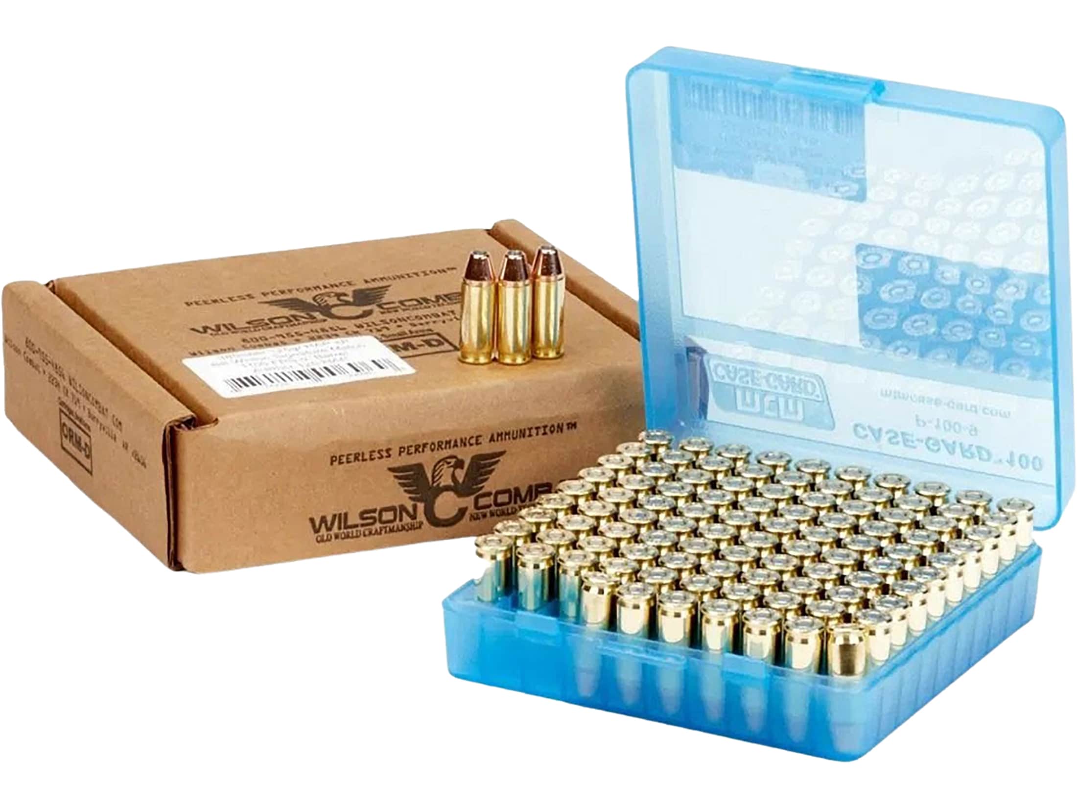 Wilson Combat Bill Wilson Signature Match 38 Super +P Ammo 125 Grain Hornady HAP Jacketed Hollow Point Box of 100