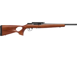 Savage Arms A22 Timber Thumbhole Semi Automatic Rimfire Rifle 22 Long Rifle 18" Barrel Steel and Wood Thumbhole image