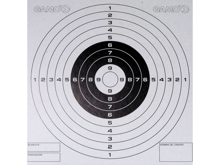 Gamo GAMO Adult Precision Airgun Paper Targets ~ 5 1/2” ~ Partial Box Of 93 