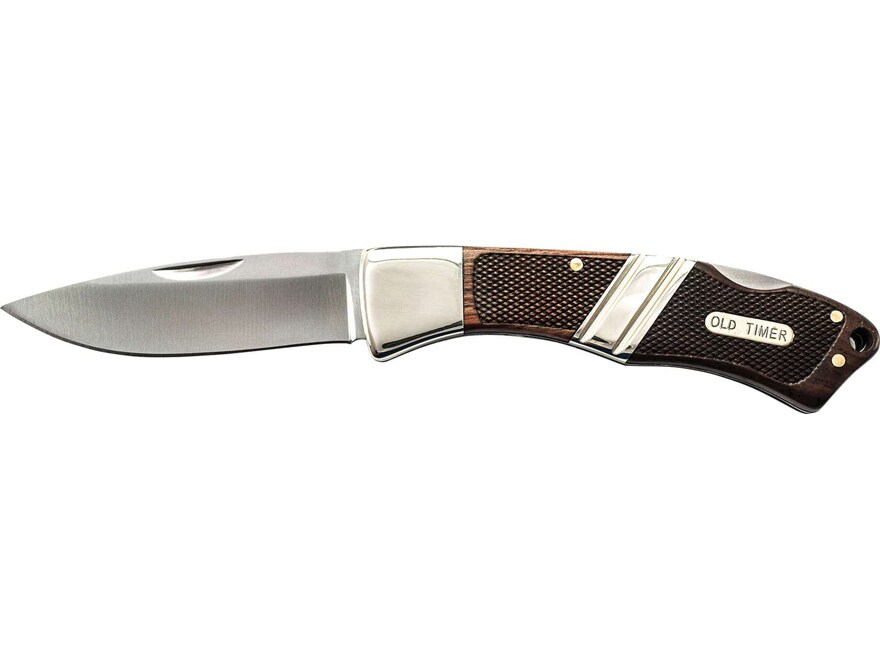 Old Timer Mountain Beaver Sr. Pocket Knife 3.2 Drop Point 9Cr18 Satin