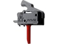 Rise Armament Rave 140 Drop-In Trigger Group Flat with Anti-Walk Pins AR-15 Single Stage Red