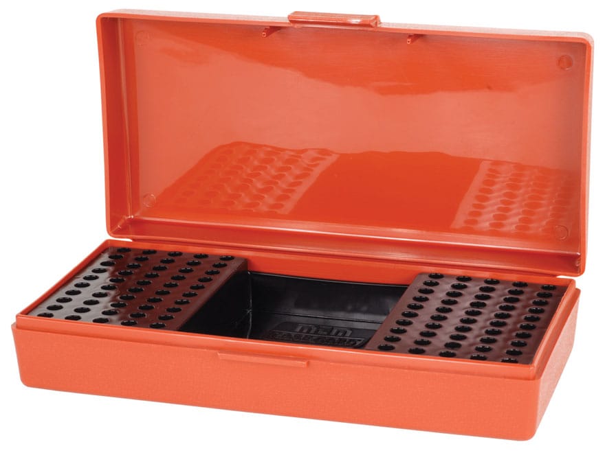 MTM Flip Top Ammo Box 22 Long Rifle 100-Rnd +Box Storage