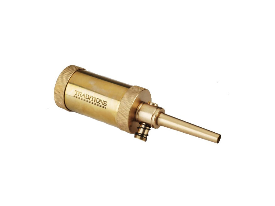 Traditions Compact Field Tubular Powder Flask Valve Brass