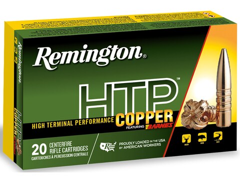 Remington Htp Copper Ammo 22 250 Remington 50 Grain Barnes Tsx Hollow